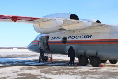 Самолет МЧС Ан-74, патрулирующий в Охотском море, возвращается в Хабаровск Пресс-служба ДВРЦ МЧС России